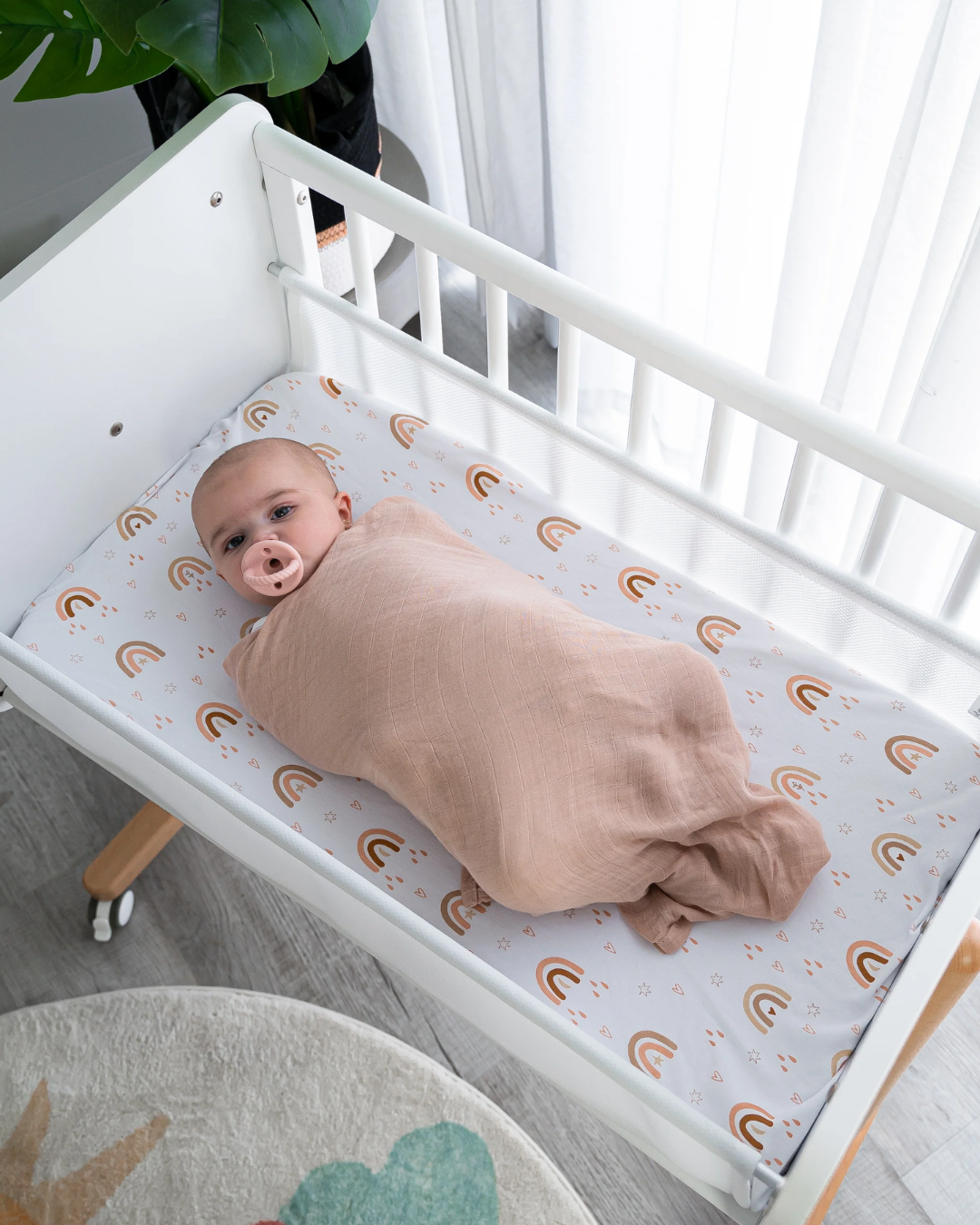 SABANAS MUSELINA MULTICOLOR COMFYCUBS 4 PZS