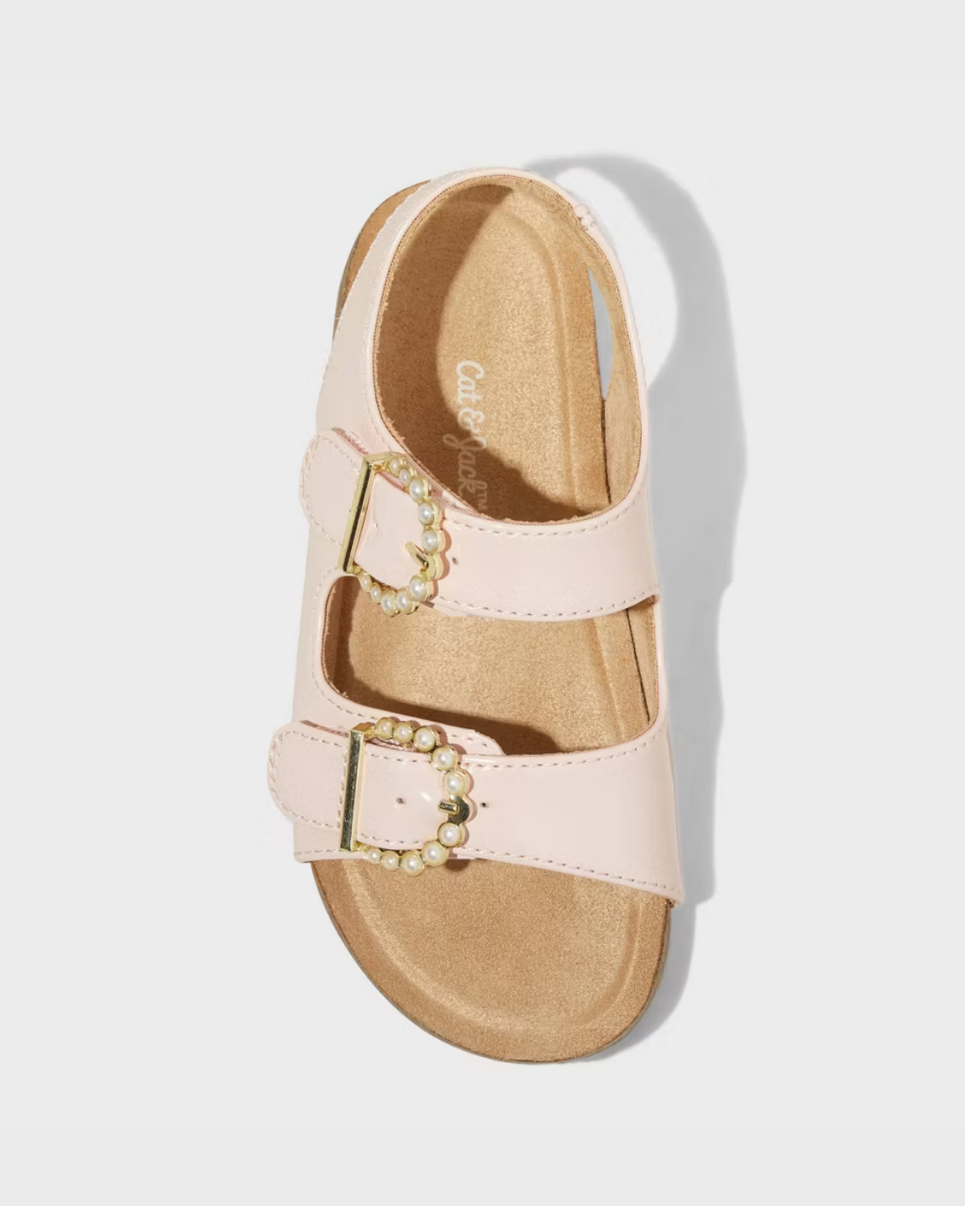 SANDALIAS ROSADAS CON PERLAS CAT & JACK