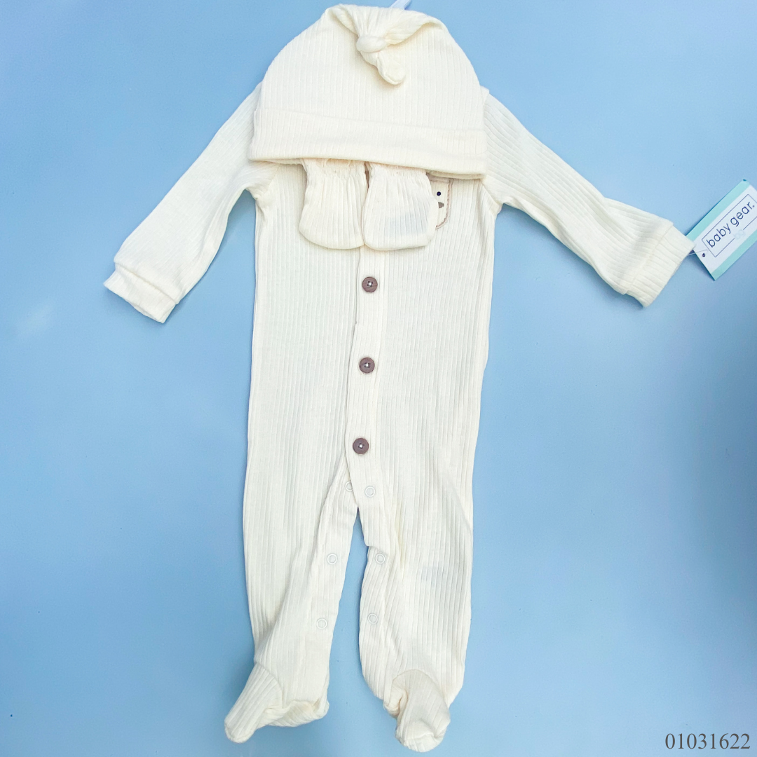 PIJAMAS 3 PIEZAS DE BEBE UNISEX