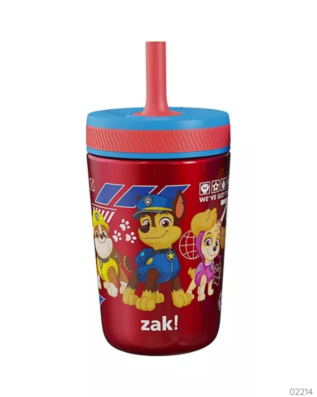 TERMO INSULADO PAW PATROL ROJO ZAK