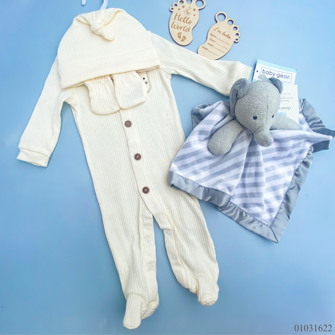 PIJAMAS 3 PIEZAS DE BEBE UNISEX