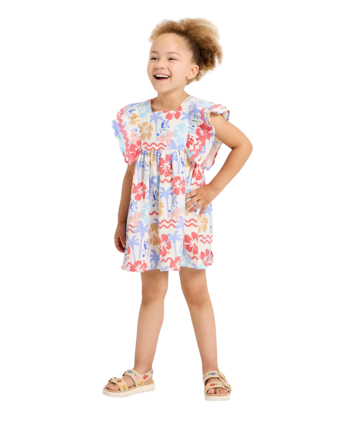 VESTIDO BLUEY FLORES