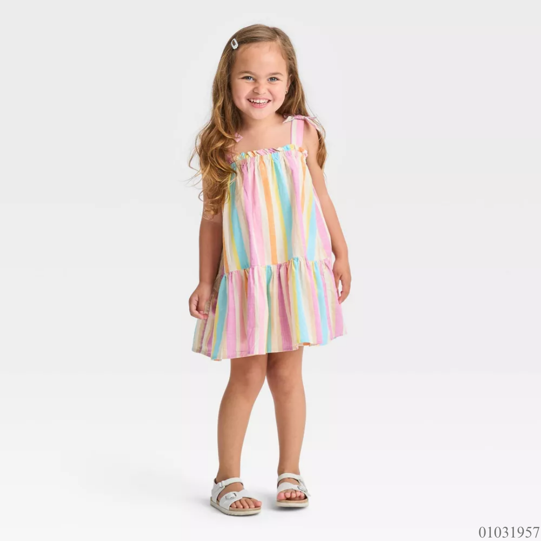 VESTIDO RAYAS GRUESAS COLORES