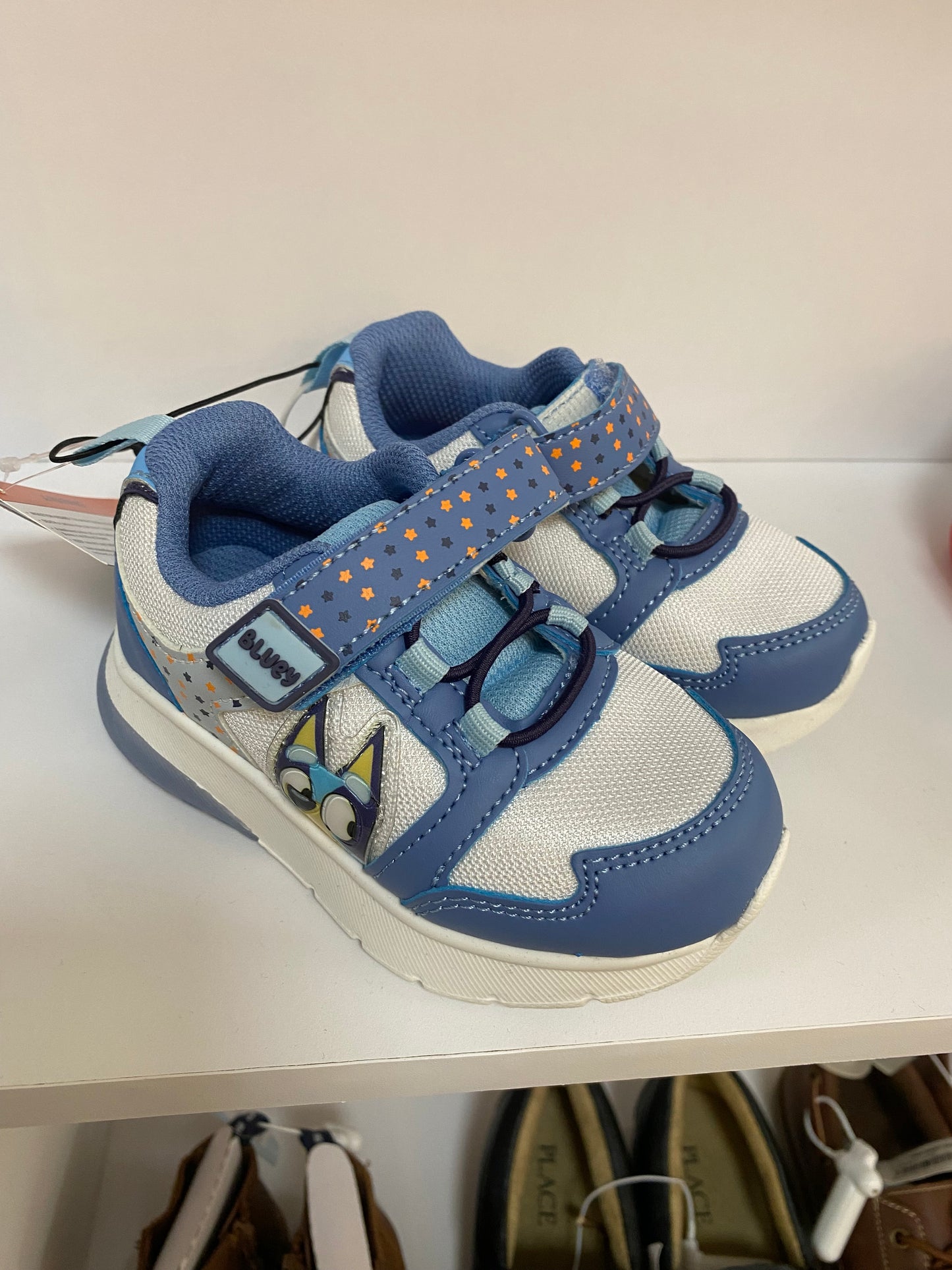 TENIS BLUEY CON LUCES AZUL BLANCO