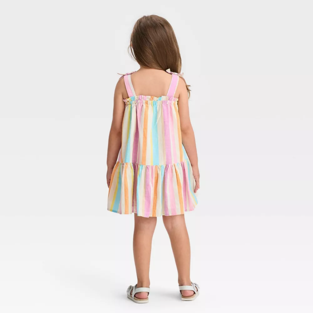 VESTIDO RAYAS GRUESAS COLORES