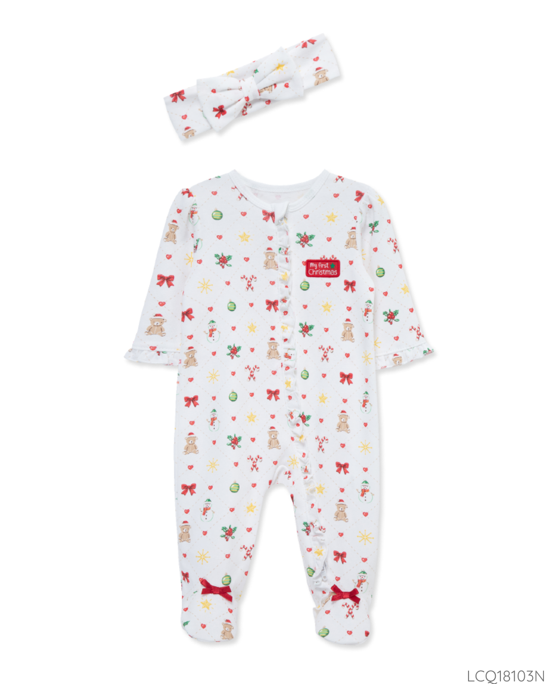 PIJAMA 1ST CHRISTMAS BLANCO OSOS