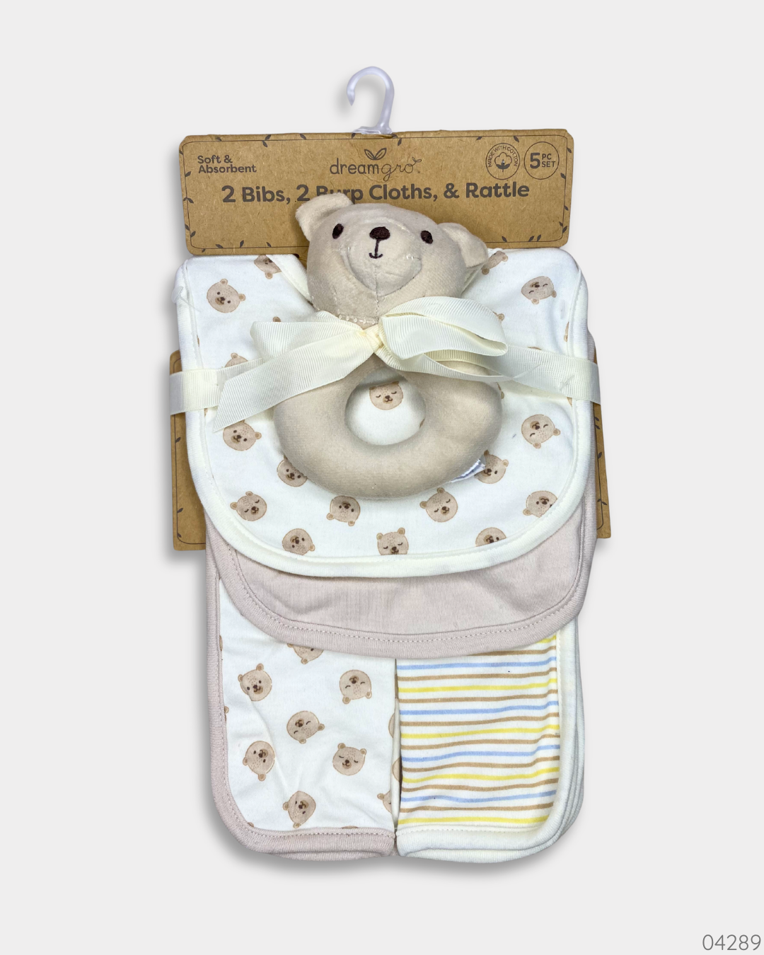 BABERO SALIVERO Y PELUCHE OSO