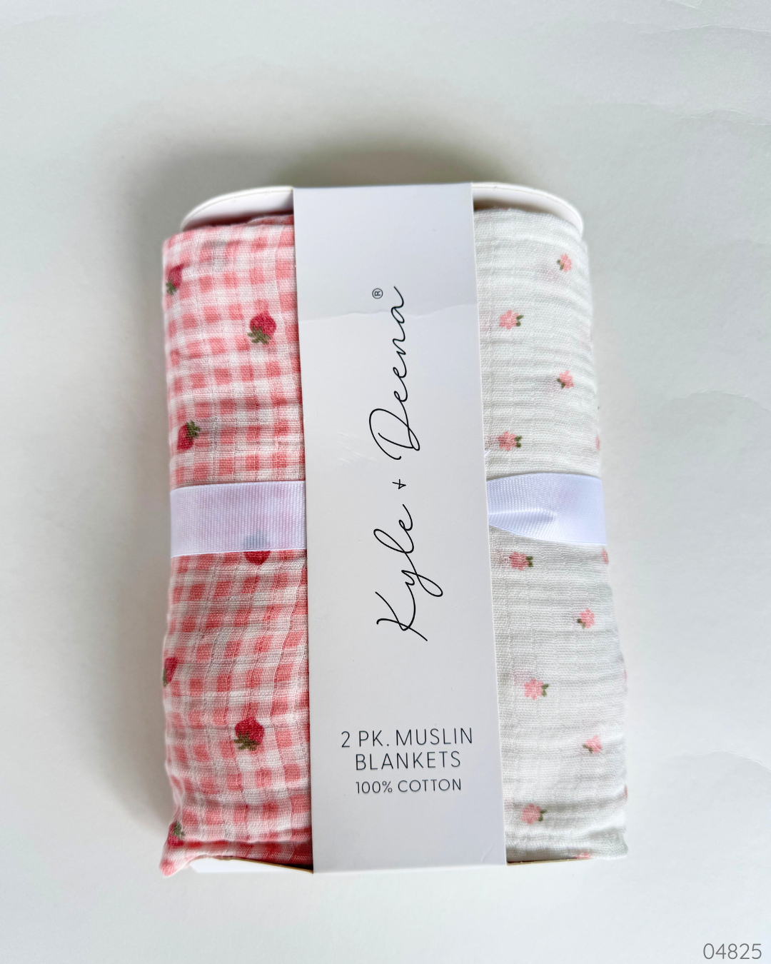 SABANA MUSELINA ROSA FRESAS 2 PZS