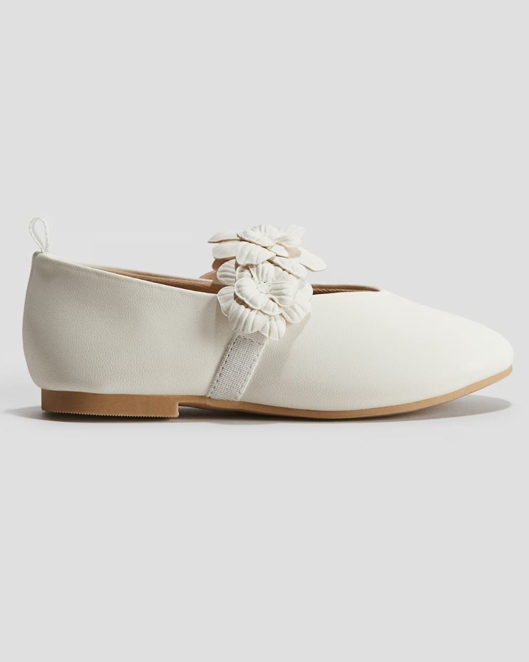 ZAPATOS BLANCOS H&M 3 FLORES GIRL