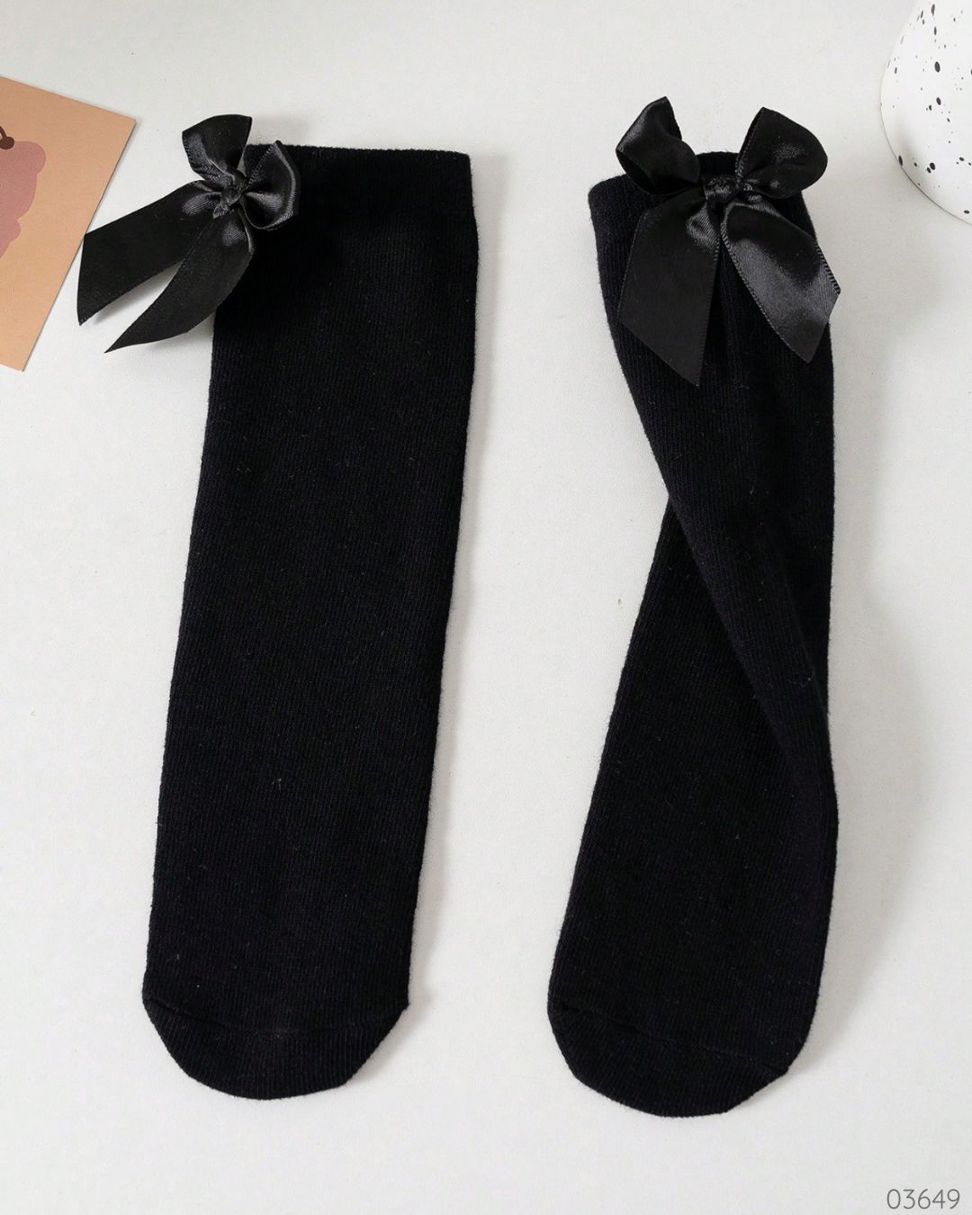 CALCETINES NEGRAS ALTAS CHONGO