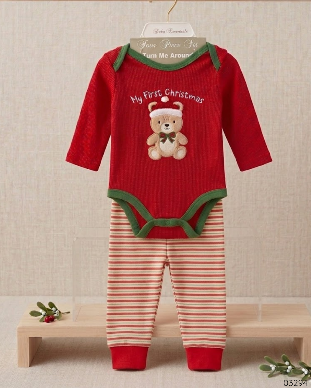TRAJE MY FIRST CRISTMAS OSO