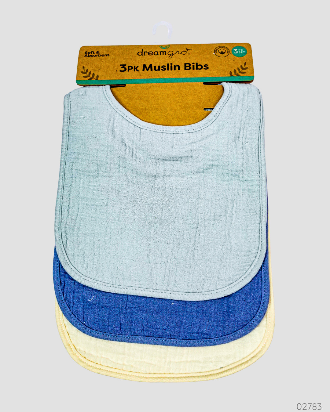 BABERO MUSELINA AZUL 3PZS DREAM