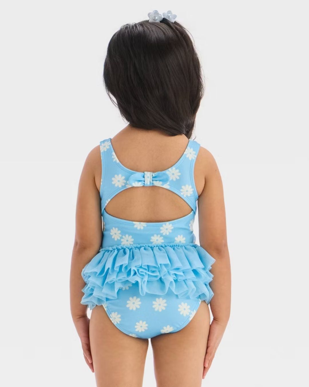 TRAJE DE BAÑO AZUL FLORES CAT & JACK UPF 50+
