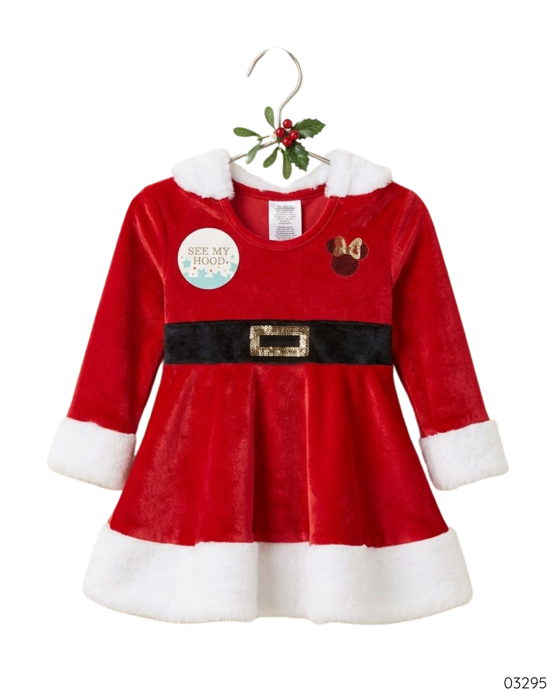 TRAJE MINNIE MOUSE SANTA