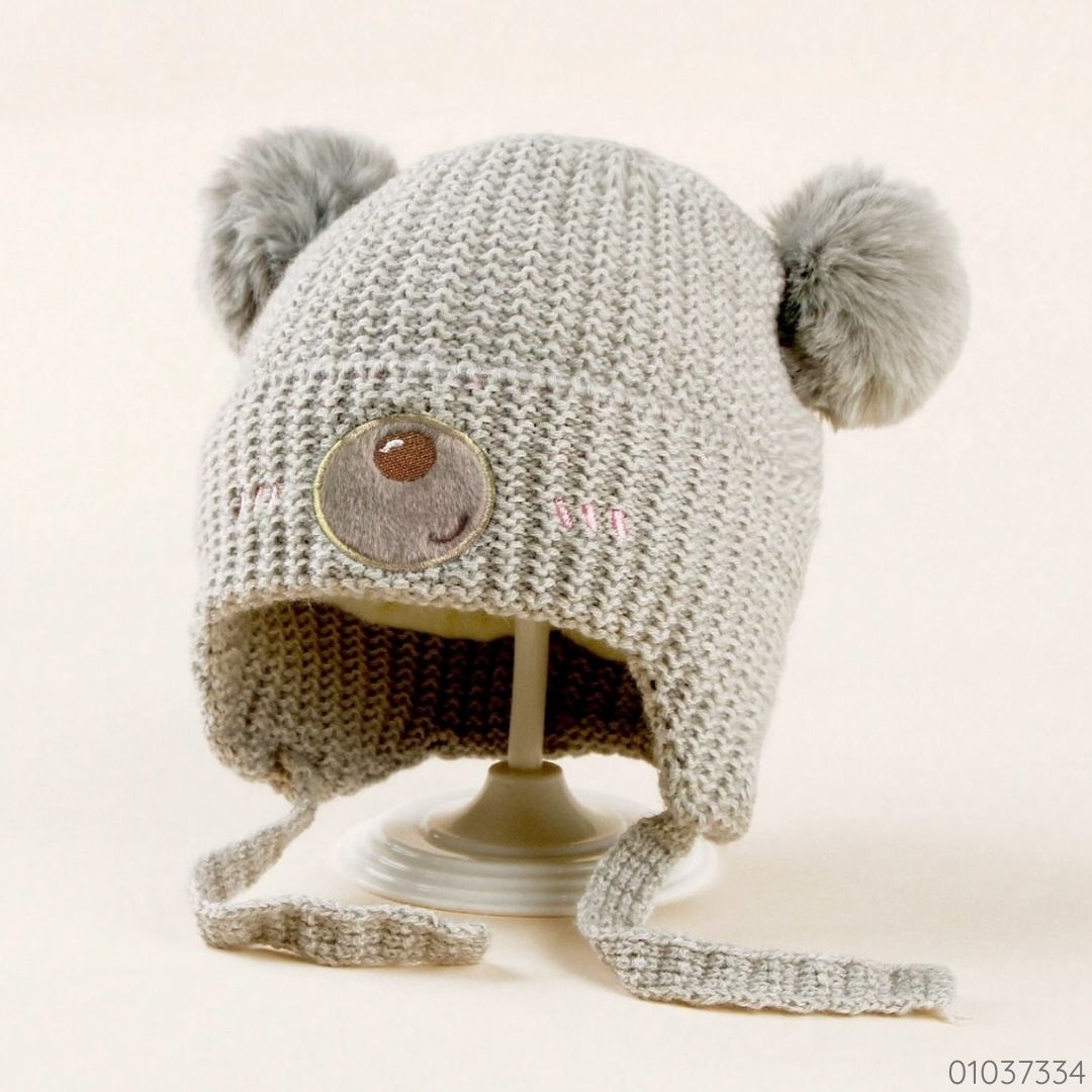 GORRO OSITO POMPONES