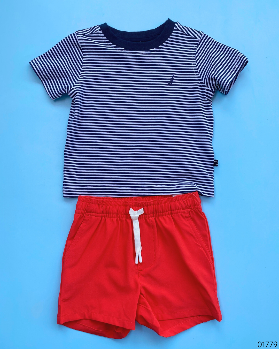 TRAJE 2 PZS NAUTICA SHORT ROJO