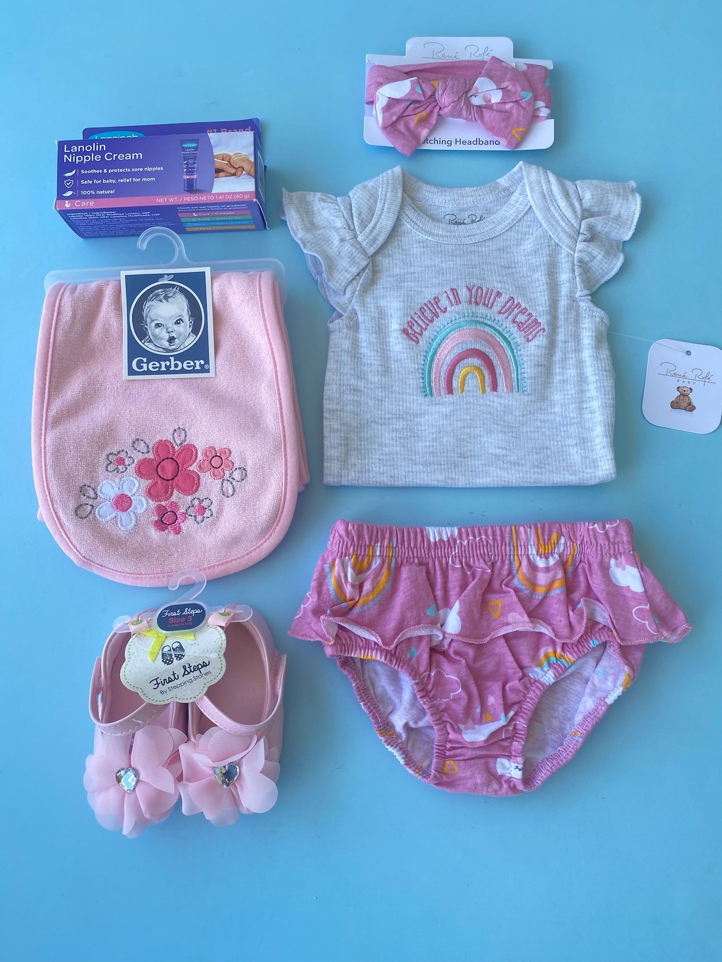 TRAJE NIÑA ARCOIRIS DREAMS 3 PIEZAS