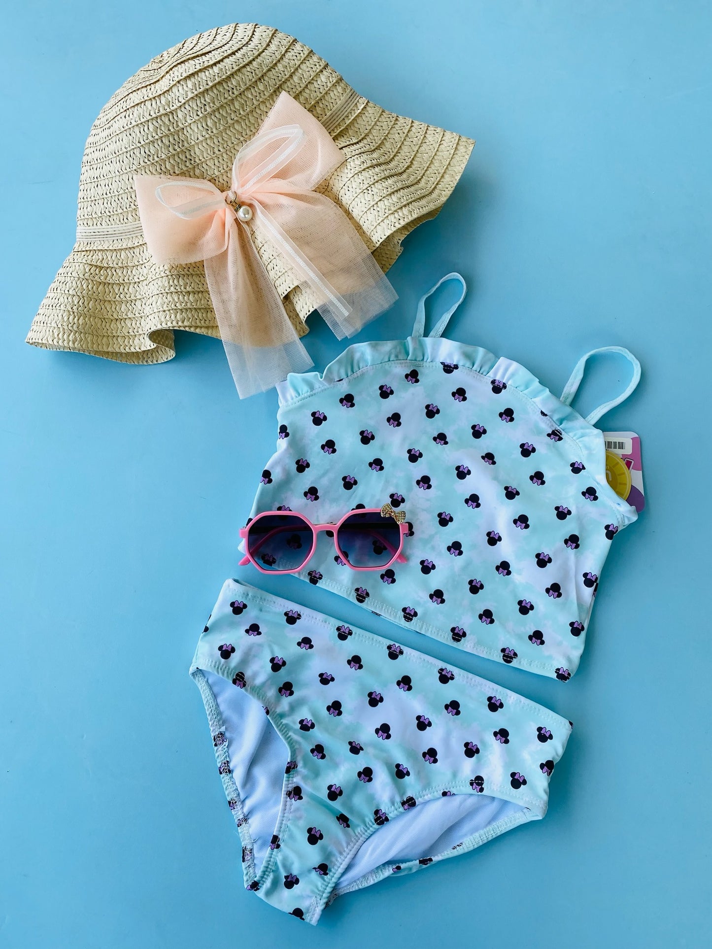 TRAJE DE BAÑO NIÑA 2PZS MINNIE