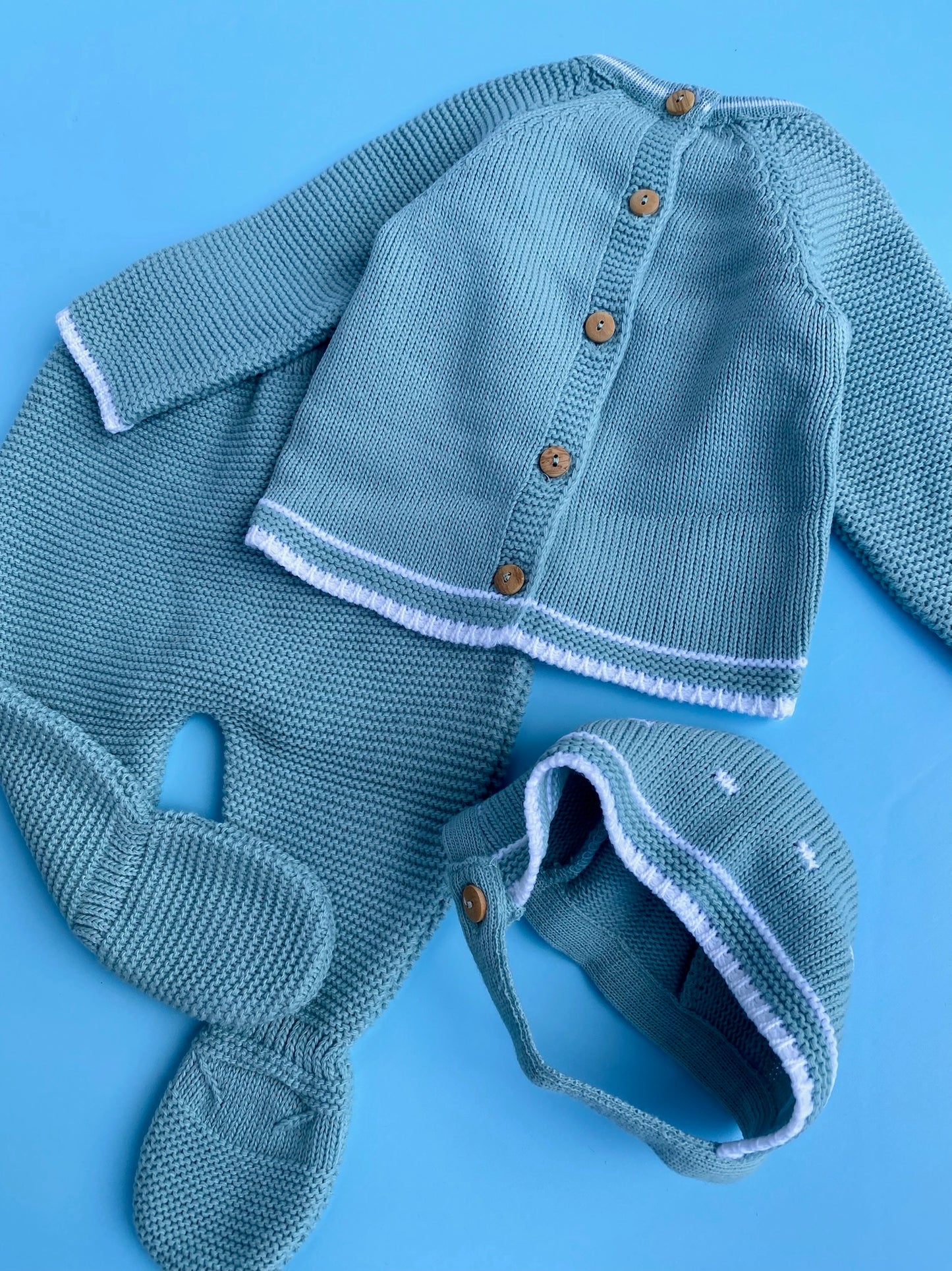 TRAJE TEJIDO UNISEX VERDE