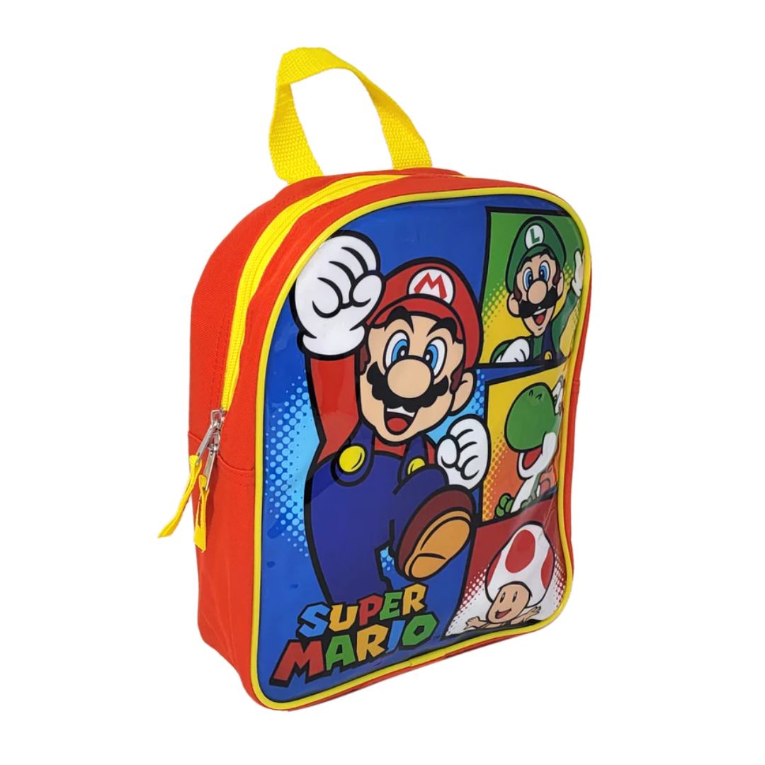 MOCHILA 11" SUPER MARIO Y LUIGI