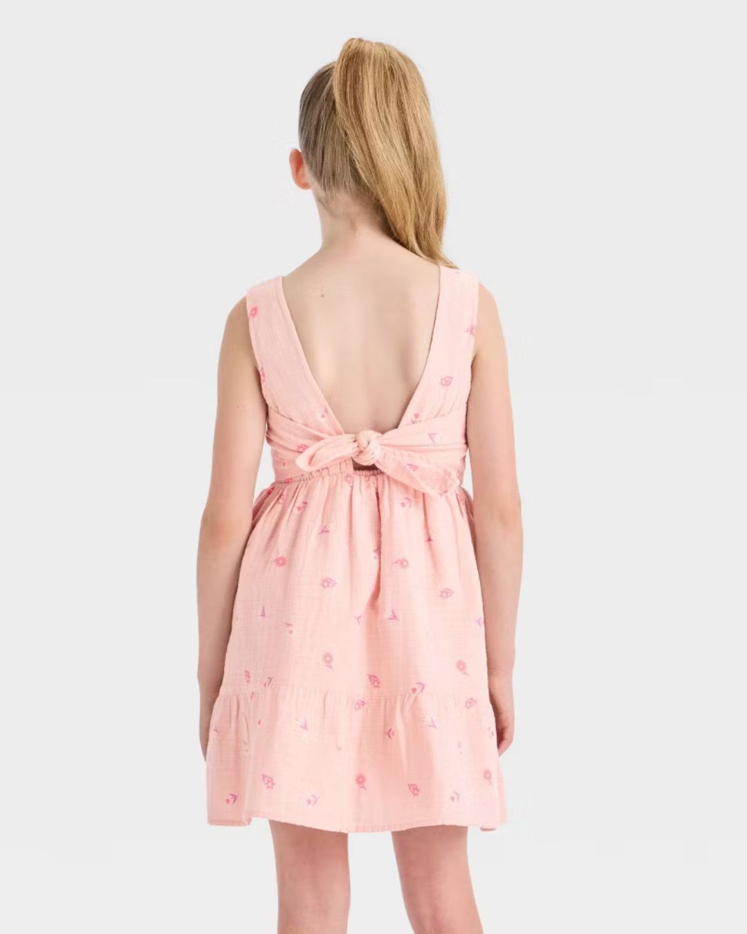 VESTIDO CAT & JACK SALMON FLORES