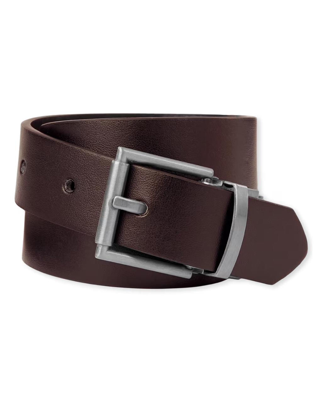 FAJA REVERSIBLE NEGRO/CAFE PLACE