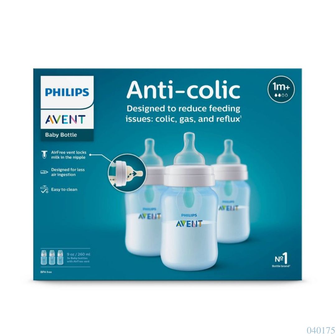 Pepes Avent 3pzs Azul Anticolicos