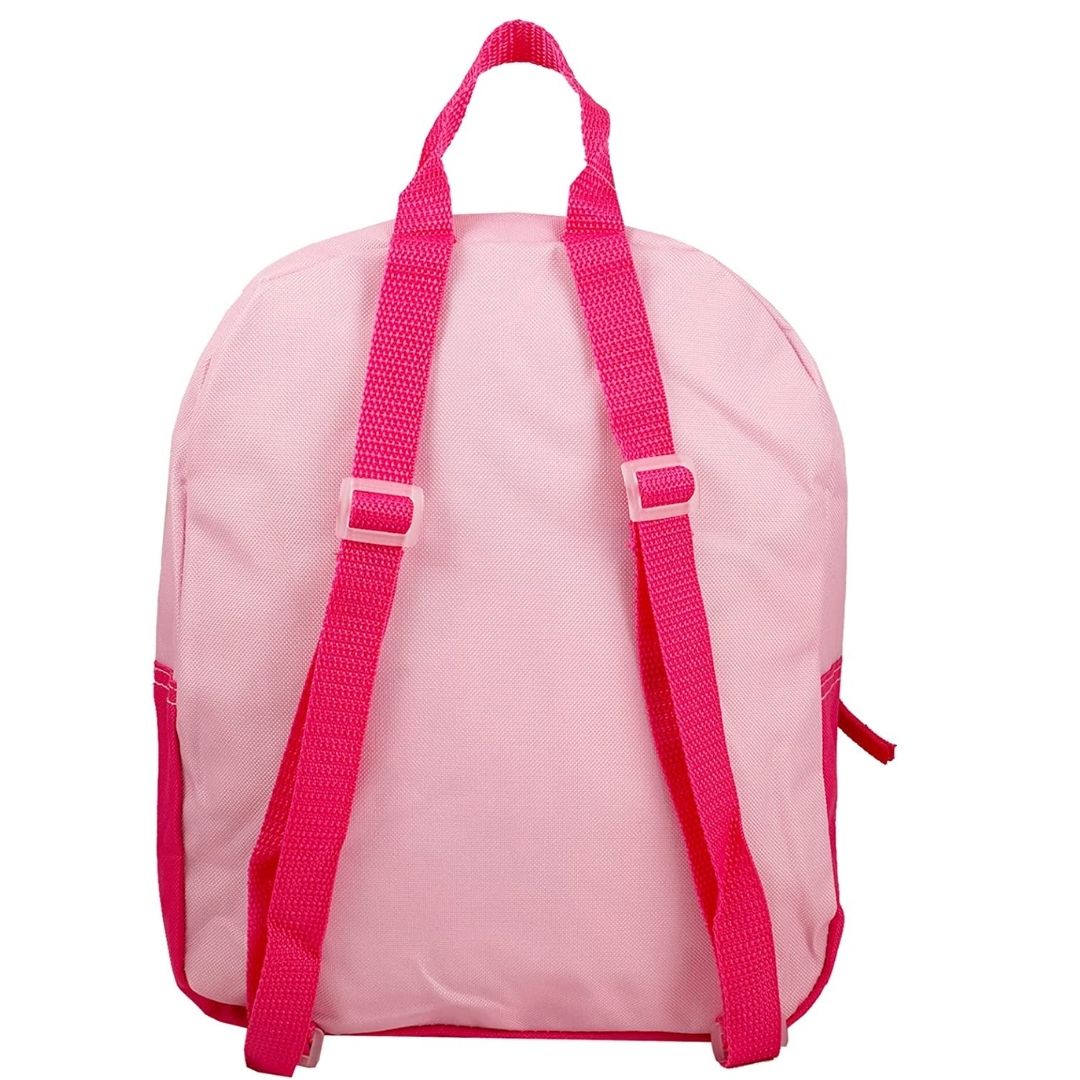 MOCHILA PRINCESAS 11" ROSADO
