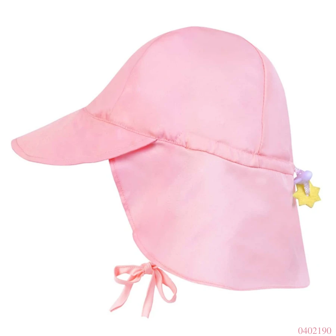 SOMBRERO TELA ROSADO LARGO ATR