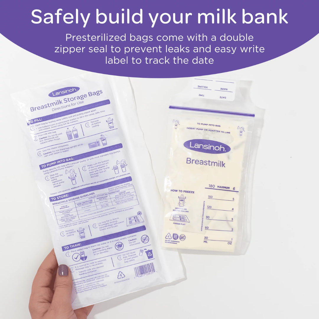 Bolsa Lansinoh Leche Materna 100 Unds