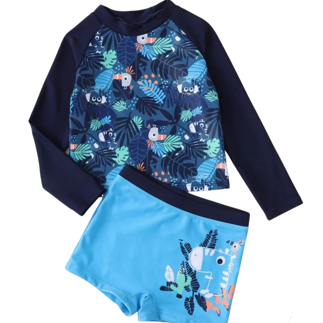 TRAJE BAÑO AZUL TUCAN