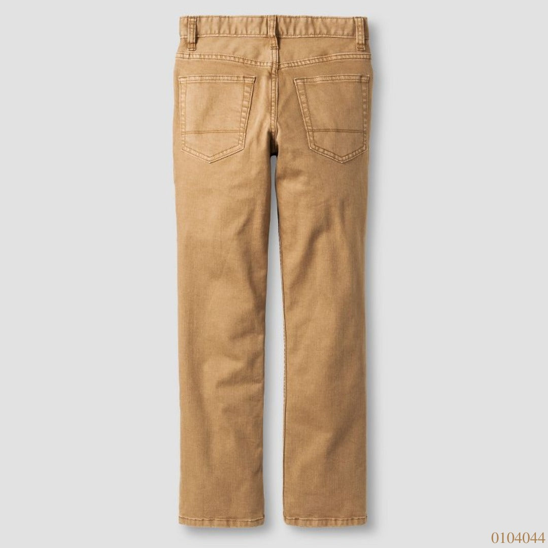 PANTALON JEAN NIÑO CAFE CLARO