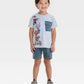 TRAJE 2PZS SPIDERMAN SHORT AZUL
