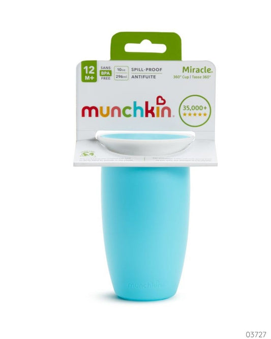 VASO MUNCHKIN MIRACLE 360 AZUL 10 OZ