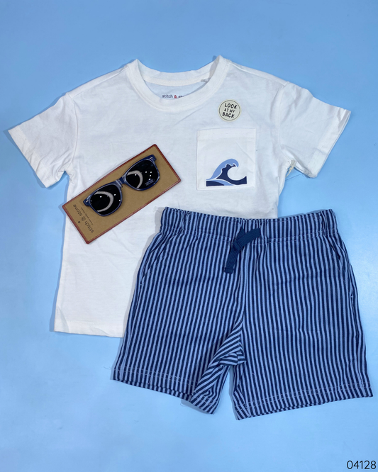 TRAJE 3PZS CAMISA BLANCA LENTE