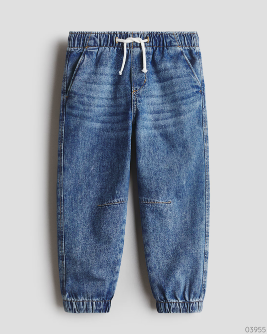 PANTALON AZUL CORDONES