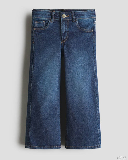 PANTALON JEAN H&M AZUL WIDE LEG