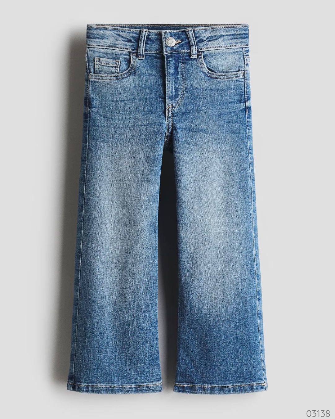 PANTALON JEAN H&M AZUL CLARO FLARE