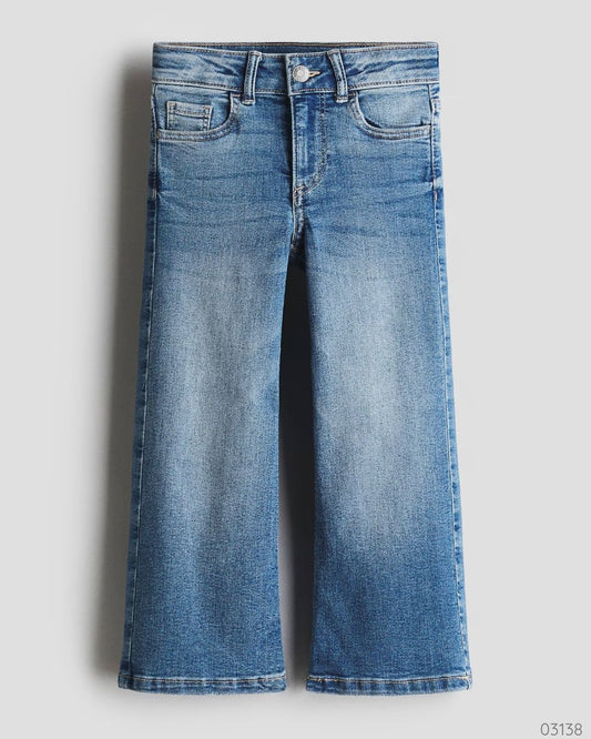 PANTALON JEAN H&M AZUL CLARO FLARE
