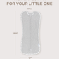 EASY ZIPPER SWADDLE GRIS COMFYCUBS