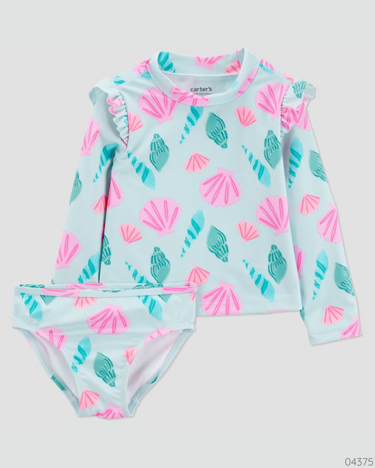 TRAJE DE BAÑO CARACOLES Y CONCHAS