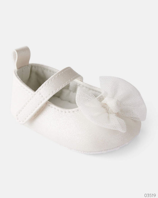 ZAPATO BEBE NIÑA BLANCOS CARTERS