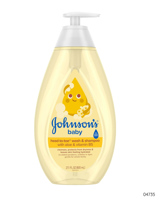 JOHNSONS HEAD TO TOE WASH Y CHAMPOO 800ML