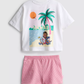 TRAJE LILO Y STITCH BLANCO ROSA