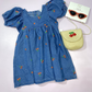 VESTIDO AZUL 3PZS LENTES