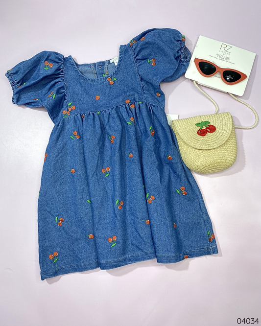 VESTIDO AZUL 3PZS LENTES