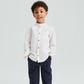 CAMISA NIÑO BLANCA MANGA LARGA H&M