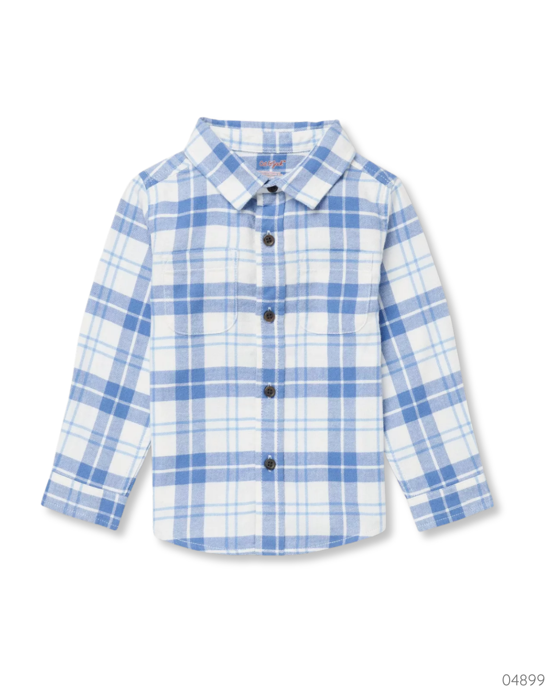 CAMISA MANGA LARGA CUADRICULADA