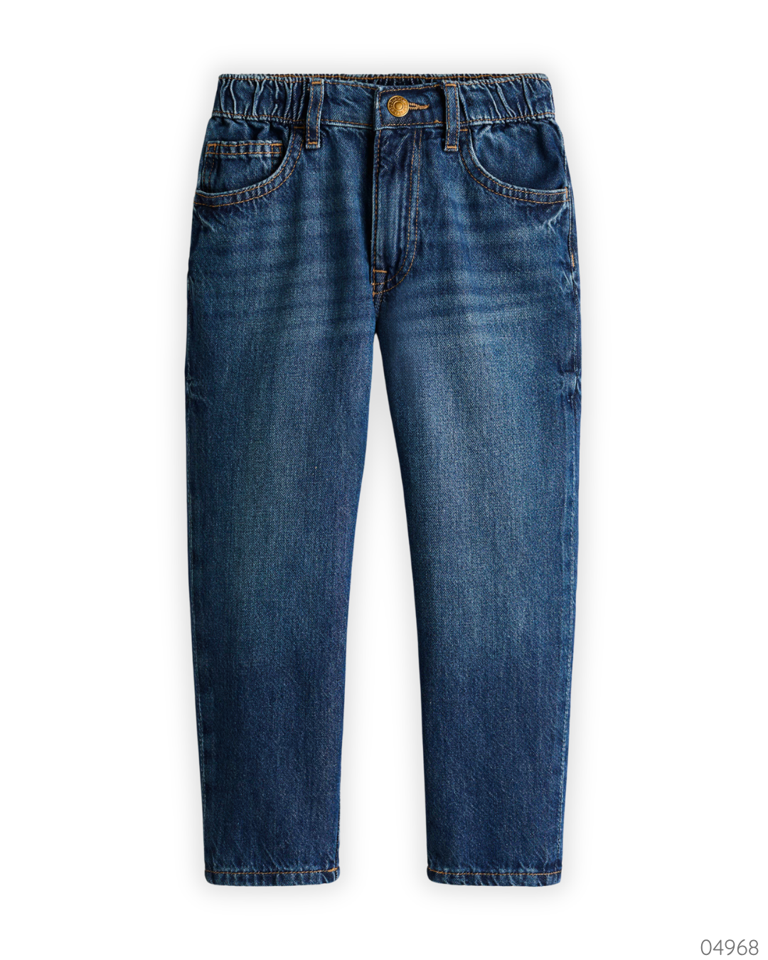 PANTALON H&M LOOSE FIT AZUL OSCURO