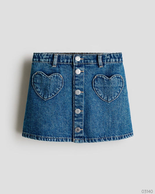 FALDA CORAZONES H&M